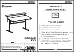 Preview for 15 page of Costway Crank Adjustable Standing Desk HW65656 User Manual