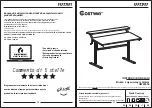 Preview for 19 page of Costway Crank Adjustable Standing Desk HW65656 User Manual