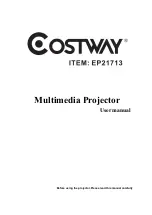 Costway EP21713 User Manual preview