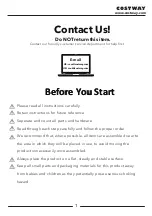 Предварительный просмотр 2 страницы Costway EP23049DE User Manual