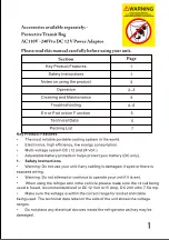 Preview for 2 page of Costway EP23499 User Manual