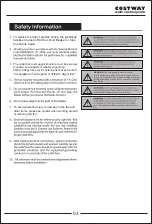 Предварительный просмотр 3 страницы Costway EP24511US User Manual