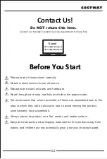 Preview for 2 page of Costway EP24832US User Manual