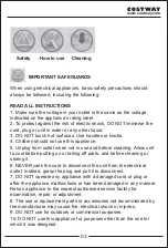 Предварительный просмотр 3 страницы Costway EP24926US User Manual