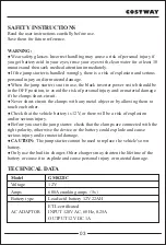 Preview for 3 page of Costway EP24962US User Manual