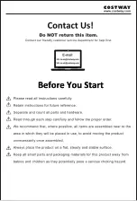 Preview for 3 page of Costway EP25006US User Manual