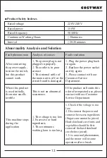 Preview for 13 page of Costway ES10002DE User Manual