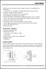 Предварительный просмотр 6 страницы Costway ES10011US-WH User Manual