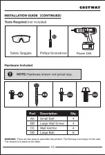 Preview for 10 page of Costway FP10068US User Manual