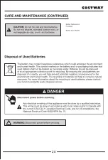 Preview for 20 page of Costway FP10069US User Manual