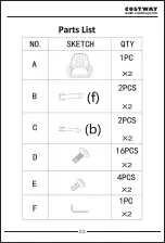 Preview for 3 page of Costway Giantex HW66744 User Manual