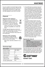 Предварительный просмотр 18 страницы Costway GT3664US User Manual