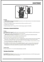 Предварительный просмотр 16 страницы Costway GT3701US-GN User Manual