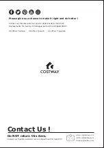 Preview for 8 page of Costway Honey Joy HW66976 User Manual