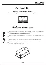 Preview for 4 page of Costway HW61782 User Manual