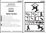 Preview for 2 page of Costway HW61850 User Manual