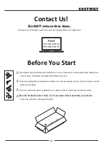 Preview for 2 page of Costway HW62380 User Manual