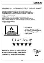 Preview for 5 page of Costway HW64630 User Manual