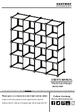 Costway HW65479WH User Manual preview