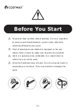 Preview for 2 page of Costway HW66008BE User Manual