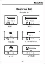 Предварительный просмотр 5 страницы Costway HW66423 User Manual