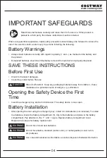 Preview for 4 page of Costway HW67044 User Manual