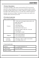 Preview for 3 page of Costway HW67549DE User Manual