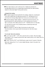 Preview for 11 page of Costway HW67549DE User Manual