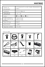 Preview for 34 page of Costway HW67549DE User Manual