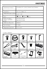 Preview for 79 page of Costway HW67549DE User Manual