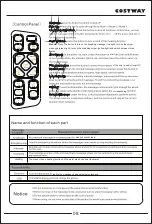 Preview for 8 page of Costway JL10004 User Manual