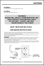 Предварительный просмотр 6 страницы Costway JL10005WL User Manual