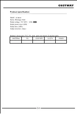 Предварительный просмотр 34 страницы Costway JL10008 User Manual