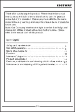 Preview for 3 page of Costway JL10009 User Manual