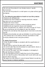 Preview for 5 page of Costway JL10009 User Manual