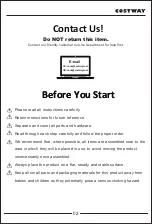 Preview for 2 page of Costway JV10215CF User Manual