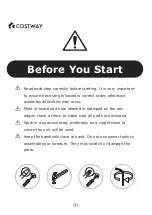 Preview for 2 page of Costway KC53392 User Manual