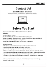 Предварительный просмотр 2 страницы Costway NP10047 User Manual