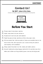 Preview for 2 page of Costway NP10152 User Manual