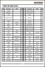 Preview for 6 page of Costway P109M User Manual