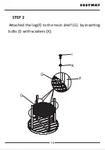 Preview for 14 page of Costway PATIOJOY HW64400 User Manual