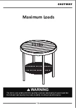 Preview for 16 page of Costway PATIOJOY HW64400 User Manual