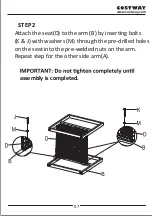 Предварительный просмотр 7 страницы Costway Patiojoy HW64403 User Manual