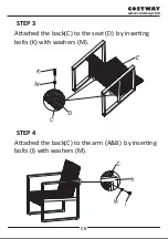 Предварительный просмотр 8 страницы Costway Patiojoy HW64403 User Manual