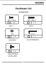 Предварительный просмотр 21 страницы Costway Patiojoy HW64403 User Manual