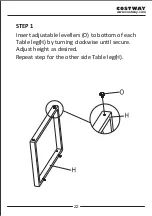 Предварительный просмотр 22 страницы Costway Patiojoy HW64403 User Manual