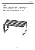 Предварительный просмотр 24 страницы Costway Patiojoy HW64403 User Manual