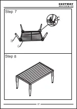 Предварительный просмотр 7 страницы Costway PATIOJOY HW65783 User Manual