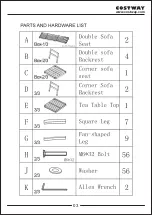 Предварительный просмотр 3 страницы Costway Patiojoy HW65784 User Manual