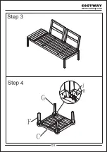 Предварительный просмотр 5 страницы Costway Patiojoy HW65784 User Manual